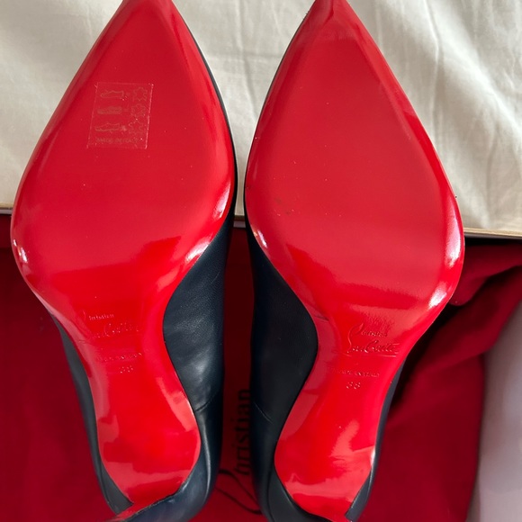 Christian Louboutin So Kate 120 Navy blue size 38 - Picture 3 of 4